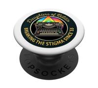Hijas de la bilitis 1955 Historia lesbiana Orgullo LGBTQ+Tipo PopSockets PopGrip Adhesivo