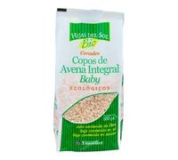 Hijas del Sol Copos de Avena Baby 500g - Avena en Copos Pequeños Integral, Alto Contenido en Fibra, Bajo en Azúcar y Sal - Procedente de Cultivo Ecológico
