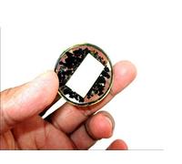 HiJet - Armonizador de turmalina móvil de 3,8 cm aprox. Protección para teléfono celular EMF WiFi, neutralizador de radiación de iones negativos, generador de iones negativos, parche móvil para ordenador electromagnético