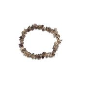 HiJet Smokey Quartz Chakra Chips Pulsera Proveedor Chakra Equilibrio Energía Positiva Aura Regalo Pascua Metafísica Paz Divino Espiritual Amor Armonía Suerte