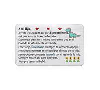 Hijo Billetera Insertar Tarjeta Regalo Graduación Regalos Cumpleaños Personalizados Fomentar Mayoría Edad Presente Grabado Bolsillo La Universidad Recuerdo Girasol Navidad Recordatorio Impresionante