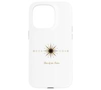 Hijo de Aries Cuidado Horóscopo Signos de Oro Zodiaco 8 Estrella Carcasa para iPhone 15 Pro