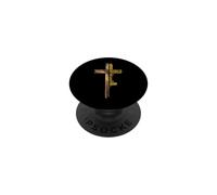 Hijo de Dios Jesucristo Versículo de la Biblia 9 Juan 3:16 Cruz Fe PopSockets PopGrip Adhesivo