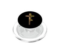 Hijo de Dios Jesucristo Versículo de la Biblia 9 Juan 3:16 Cruz Fe PopSockets PopGrip para MagSafe