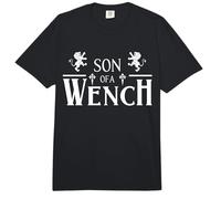 Hijo de una moza Caballeros Medievales REN Faire Jousting Divertido Comfort Colors Adult Heavyweight T-Shirt
