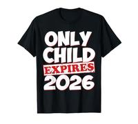 Hijo único vence 2026 Pronto para ser Big Bro Sis 2026 Boy Girl Camiseta gráfica económica