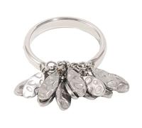 HIJONES Anillo de Banda Minimalista para Mujer Joyería Diaria con Ajuste Cómodo Plata Talla 12
