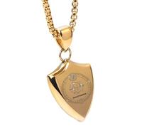 HIJONES Hombres Acero Inoxidable Oro Punk Triángulo Escudo 12 Signos del Zodiaco Colgante Horóscopo Estrella Collar de la Suerte Sagitario