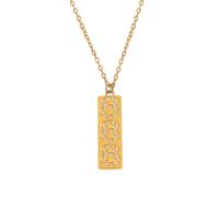 HIJONES Mujeres Número Ángel Circonita Cúbica 000-999 Colgante Collar Joyería Diseño Único Personalizado 888