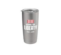 Hijos de la Libertad Boston Massachusetts Vaso térmico de acero inoxidable de doble pared