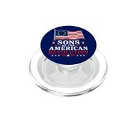 Hijos de la Revolución Americana PopSockets PopGrip para MagSafe