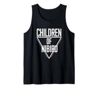 Hijos de Nibiru Teoría de la Conspiración Diseño OVNI Camiseta sin Mangas