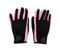 HIJYMNZPQ Guantes de Neopreno 1,5mm for Hombre y Mujer, Guantes cálidos for Buceo, Windsurf, Surf, Pesca submarina, esnórquel, canotaje, Antideslizantes CáLido Y CóModo(Pink Black,S)