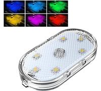 Hikaka Luz LED con sensor táctil de carga USB, luz con sensor de atmósfera para el coche, luz nocturna con sensor de movimiento para el dormitorio, la escalera, el armario y la cocina (Colorido)