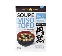 Hikari Sopa instantánea Miso Tofu Algas Wakame 3 porciones 57,9 g