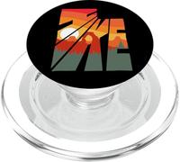 Hike Alaska Retro State Outdoor Hiking Typography PopSockets PopGrip para MagSafe