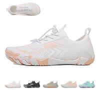 Hike Barefoot Shoes, Hike Shoes, Hike Shoes Women, Hike Barefoot Footwear, Hike Barefoot Footwear Water Shoes for Women Menen, blanco, 38 EU