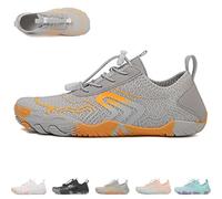 Hike Barefoot Shoes, Hike Shoes, Hike Shoes Women, Hike Barefoot Footwear, Hike Barefoot Footwear Water Shoes for Women Menen, Gris, 45 EU
