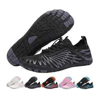 Hike Footwear Barefoot, Minimalist Trail Running Barefoot Shoes, Barefoot Shoes Women Wide Toe Box (Black,43)
