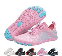 Hike Footwear Barefoot, Minimalist Trail Running Barefoot Shoes, Barefoot Shoes Women Wide Toe Box (Pink,37)