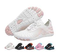 Hike Footwear Barefoot, Minimalist Trail Running Barefoot Shoes, Barefoot Shoes Women Wide Toe Box (White,36)