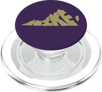 Hike Virginia Artistic Typography Hiking PopSockets PopGrip para MagSafe