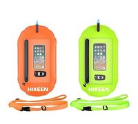 Hikeen Boya de natación IPX7 impermeable con pantalla táctil, flotador de seguridad para natación con cinturón ajustable para nadadores de aguas abiertas, sé brillante, sé más seguro