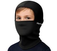 HIKENTURE Pasamontañas infantil de invierno, pasamontañas resistente al viento, máscara de tormenta cálida, máscara de esquí bajo casco, máscara de esquí, pasamontañas para niños y niñas, campana