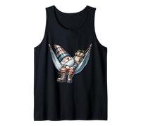Hiker GNOME Grandpa In Large Outdoor Hammock For Camping Camiseta sin Mangas
