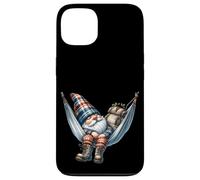 Hiker GNOME Grandpa In Large Outdoor Hammock For Camping Carcasa para iPhone 13