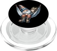 Hiker GNOME Grandpa In Large Outdoor Hammock For Camping PopSockets PopGrip para MagSafe