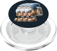 Hiker Gnomes with Hiking and Camping Backpack For Dad Life PopSockets PopGrip para MagSafe