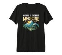 Hiker Nature es el Mejor mochilero de Medicina Camiseta Premium