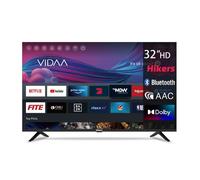 Hikers 32fz-b televisor smart tv - pantalla 32 pulgadas resolución smart hd 1366*768 compatible android calidad sonido dolby atmos - negro