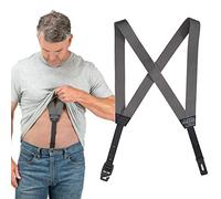 HIKERS - Original Hidden Suspenders for Men Under Clothes - Button Fly