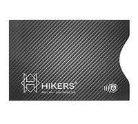 HIKERS Tarjeta Anti RFID/NFC protección Tarjeta de Crédito sin Contacto, Finito los Carcasas y Fundas, el Billetera EST Totalmente Protegido, Pasaporte, Proteccion RFID Bloqueo