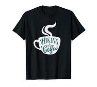 Hiking and Coffee Retro Coffee Cup Christmas Gifts 2023 Camiseta