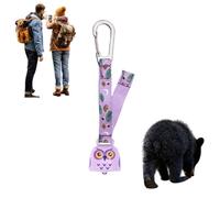 Hiking Bear Bell - Magnetic Silencer Steel, Loud Warning Chime, Anti Lost P | Fun Wildlife Alert Bell Bear Bell for Hiking with Magnetic Silencer Ref Outdoor Backpacking Adventure Survival Camping Biking