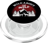 Hiking, Camping, Wildlife Nature Lover - Wild About the Wild PopSockets PopGrip para MagSafe
