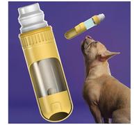 Hiking Dog Bowl Envase de Agua 2 en 1 para Comida y Bebida para Mascotas, Bebederos para Perros Portatiles para Cachorros y Gatos Viajar Perros Accesorios,Yellow