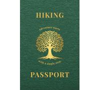 Hiking Log Book: The Hiking Passport: Trail Journal to Track Miles, Parks Visited, Weather, Wildlife & Outdoor Memories