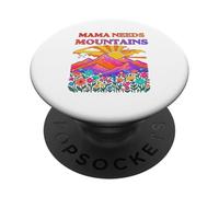 Hiking Mom Gift for Outdoor Adventures Moms and Nature Lover PopSockets PopGrip Adhesivo