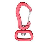 Hiking Rotating Carabiner - Heavy Duty Secure Connector Clip | Multifunctional Thick Keychain Hook, Reliable Durable Metal Hanger for Backpacking Camping Climbing Outdoor Adventure Travel Gear