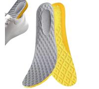 Hiking Shoe Insoles - Absorbent Breathable EVA Insoles | Ergonomic Insole Replacements for Exercise, Boots, and Work Shoes, Wicking and Cuttable Comfort Insoles for Jumping, Hiking, and Daily Use