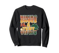 HIKING SHOES AND TENT VIEWS Sudadera