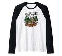 Hiking Trail Trekking Mud Over Glory Boot Camiseta Manga Raglan