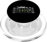 Hiking Vintage Outdoors Lets Hike Nature Hiker Novelty PopSockets PopGrip para MagSafe
