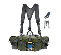 Hiking Waist Bag | Waterproof Fanny Pack with Shoulder Strap For Hiking and Outdoor Activities | Versatile Waist Pack For Running, Walking, Jogging, and Camping | Design For Adventurers