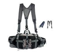 Hiking Waist Bag | Waterproof Fanny Pack with Shoulder Strap For Hiking and Outdoor Activities | Versatile Waist Pack For Running, Walking, Jogging, and Camping | Design For Adventurers