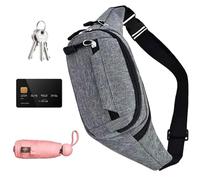 Hiking Waist Bag, Waterproof Travel Fanny Pack, Lightweight Casual Bum Bag, Zippered Belt Pouch Organizer, Fashion Running Accessory, Ideal for Dog Walking, Shopping, and Camping